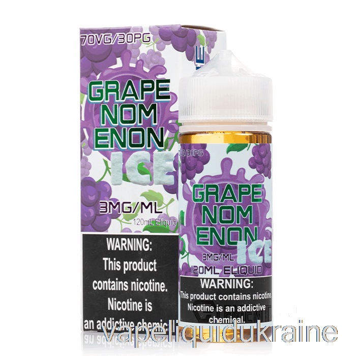 Vape Ukraine ICE Grapenomenon - Nomenon E-Liquids - 120mL 3mg